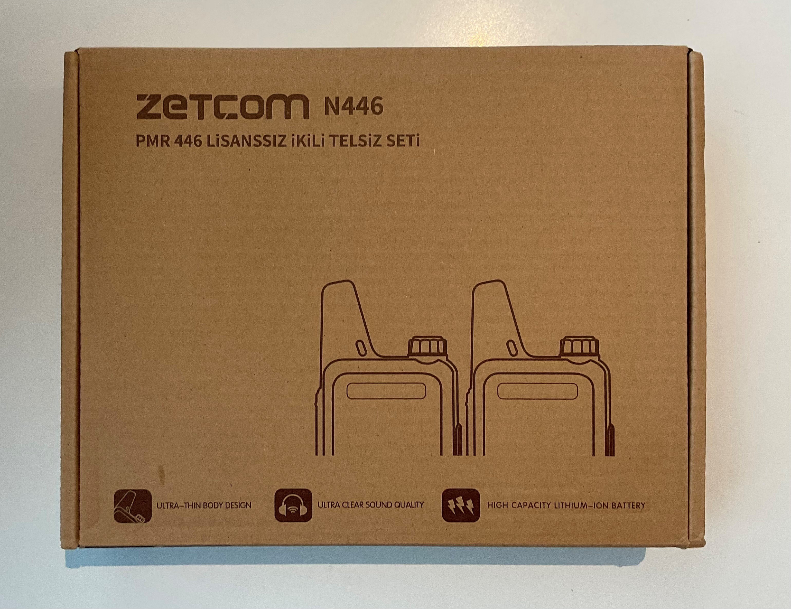Zetcom N446 PMR Telsiz İkili Set